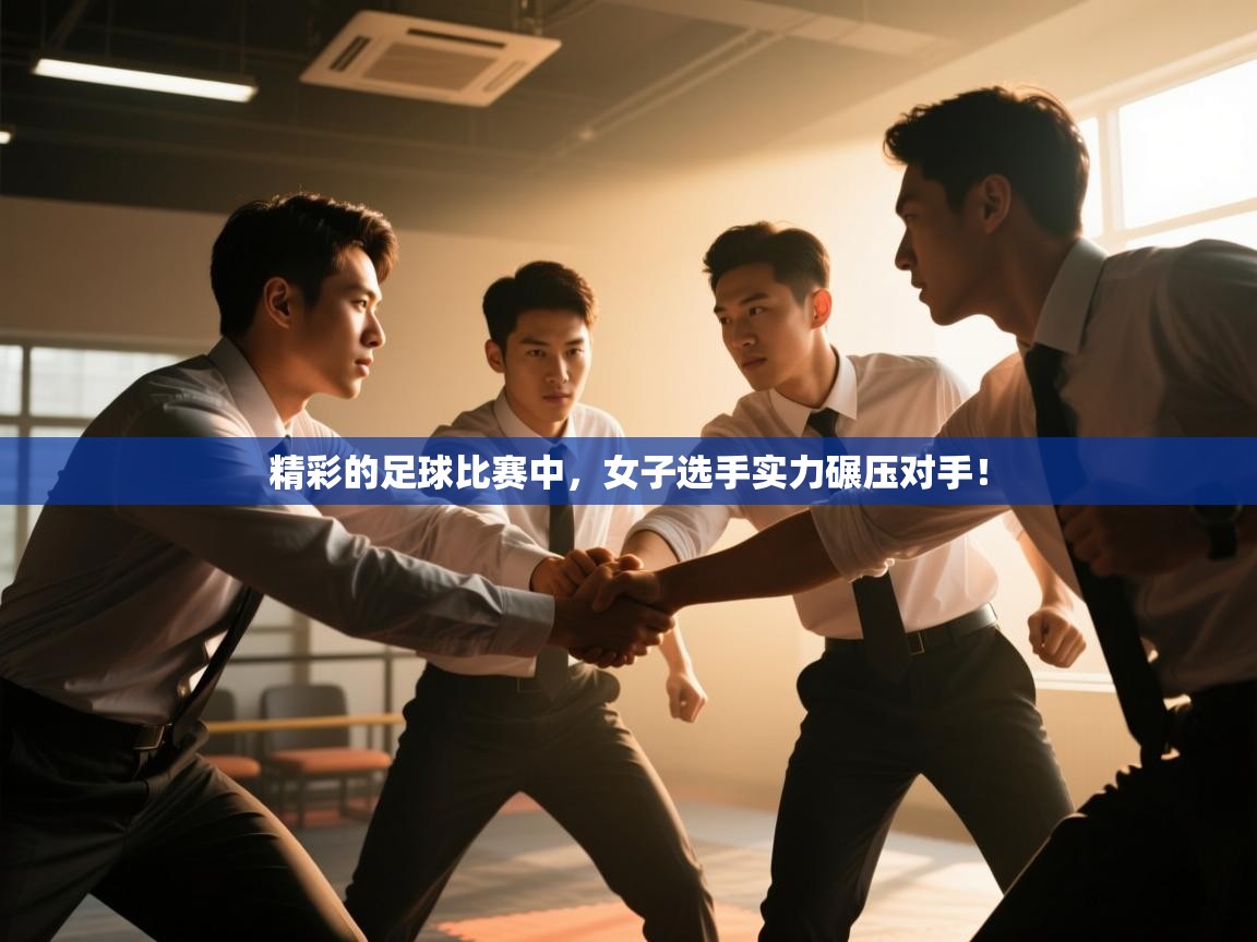 精彩的足球比赛中，女子选手实力碾压对手！  第2张