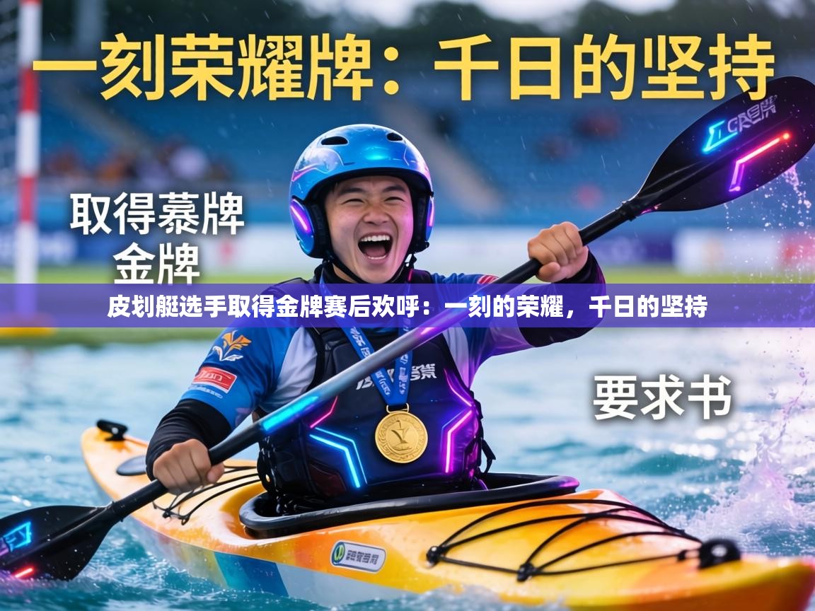 皮划艇选手取得金牌赛后欢呼:一刻的荣耀,千日的坚持 第2张